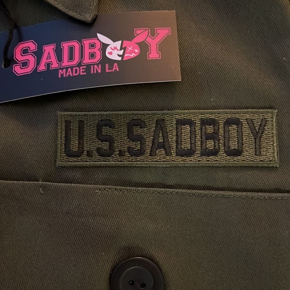 Trisha’s SADBOY2005 Merch U.S.S.SADBOY Button Down Shirt NWT - Picture 8 of 8